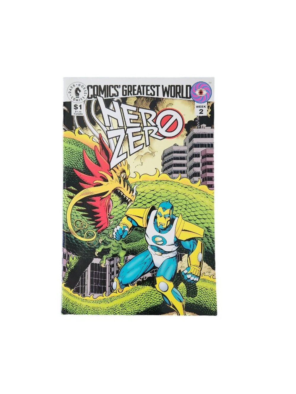 Dark Horse Hero Zero Week 2 1993 Comic Book Collector Bagged Boarded